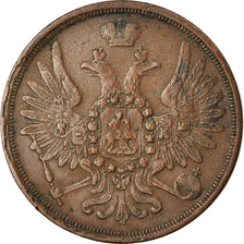 Coin, Russia, Nicholas I, 3 Kopeks, 1857, Saint-Petersburg, EF(40-45), Copper