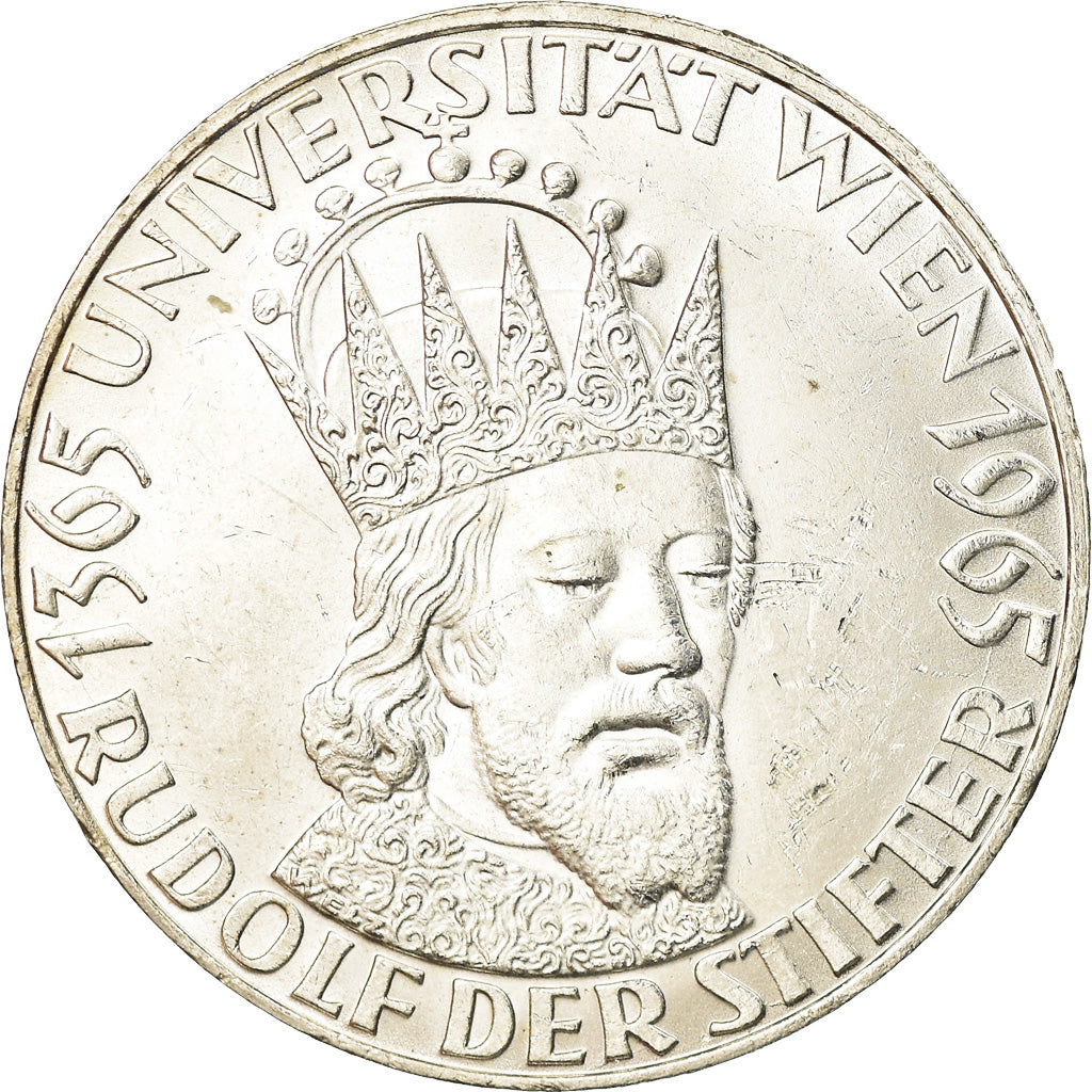 Coin, Austria, 50 Schilling, 1965, AU(55-58), Silver, KM:2898