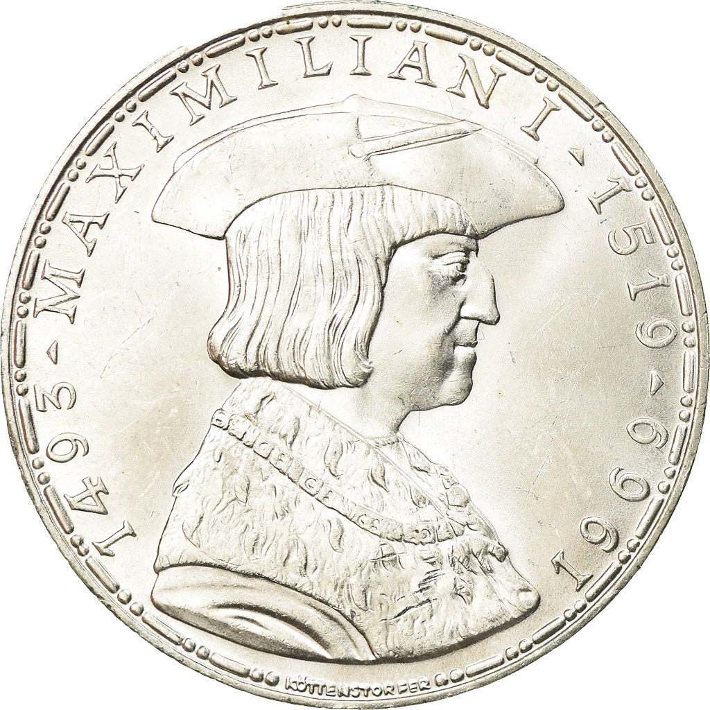 Coin, Austria, 50 Schilling, 1969, MS(60-62), Silver, KM:2906