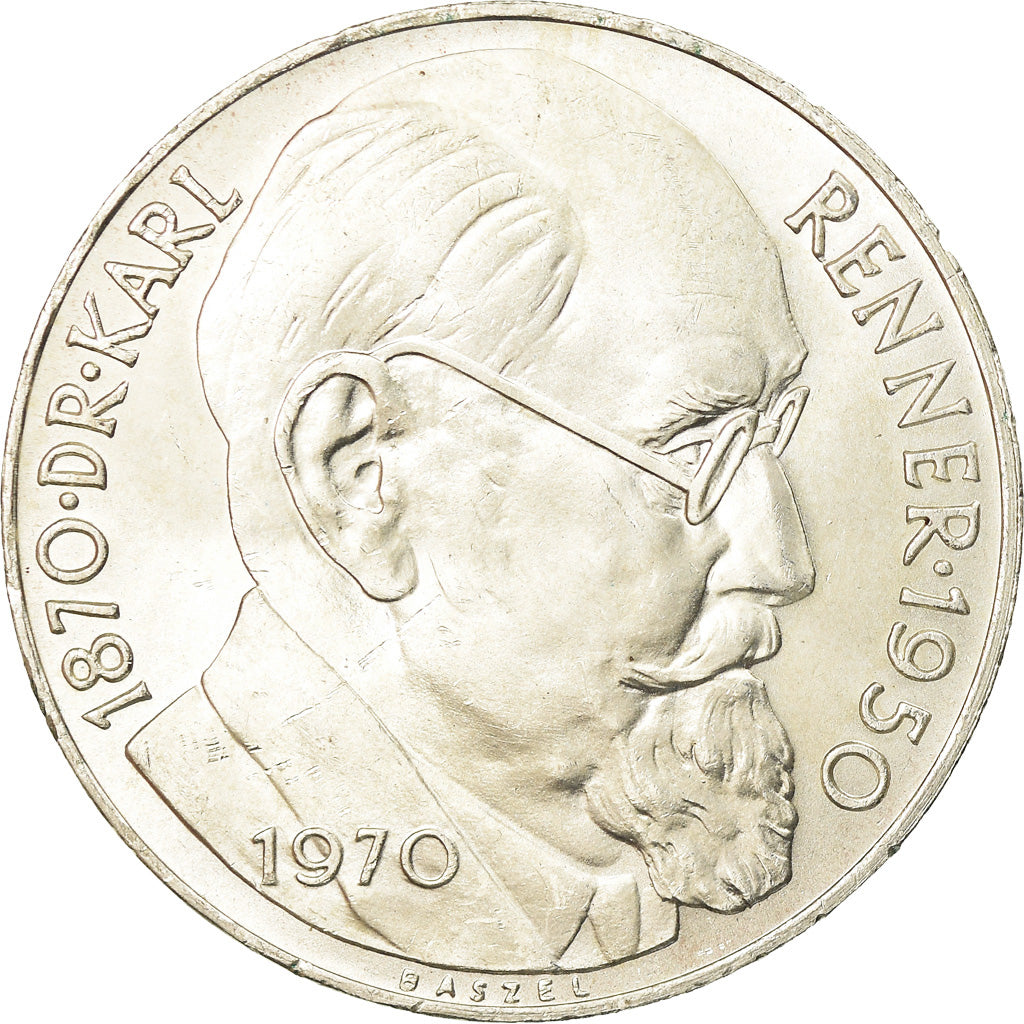 Coin, Austria, 50 Schilling, 1970, AU(55-58), Silver, KM:2909