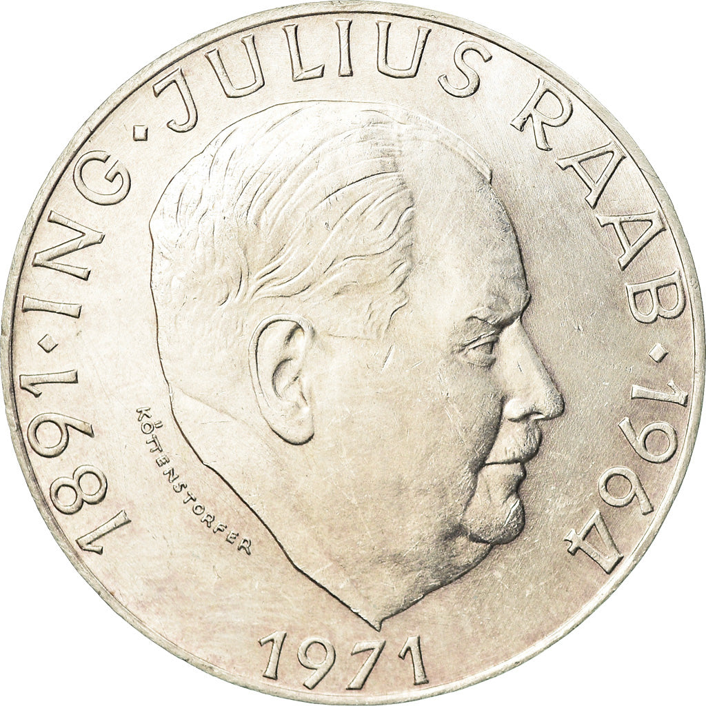 Münze, Österreich, 50 Schilling, 1971, SS, Silber, KM:2911