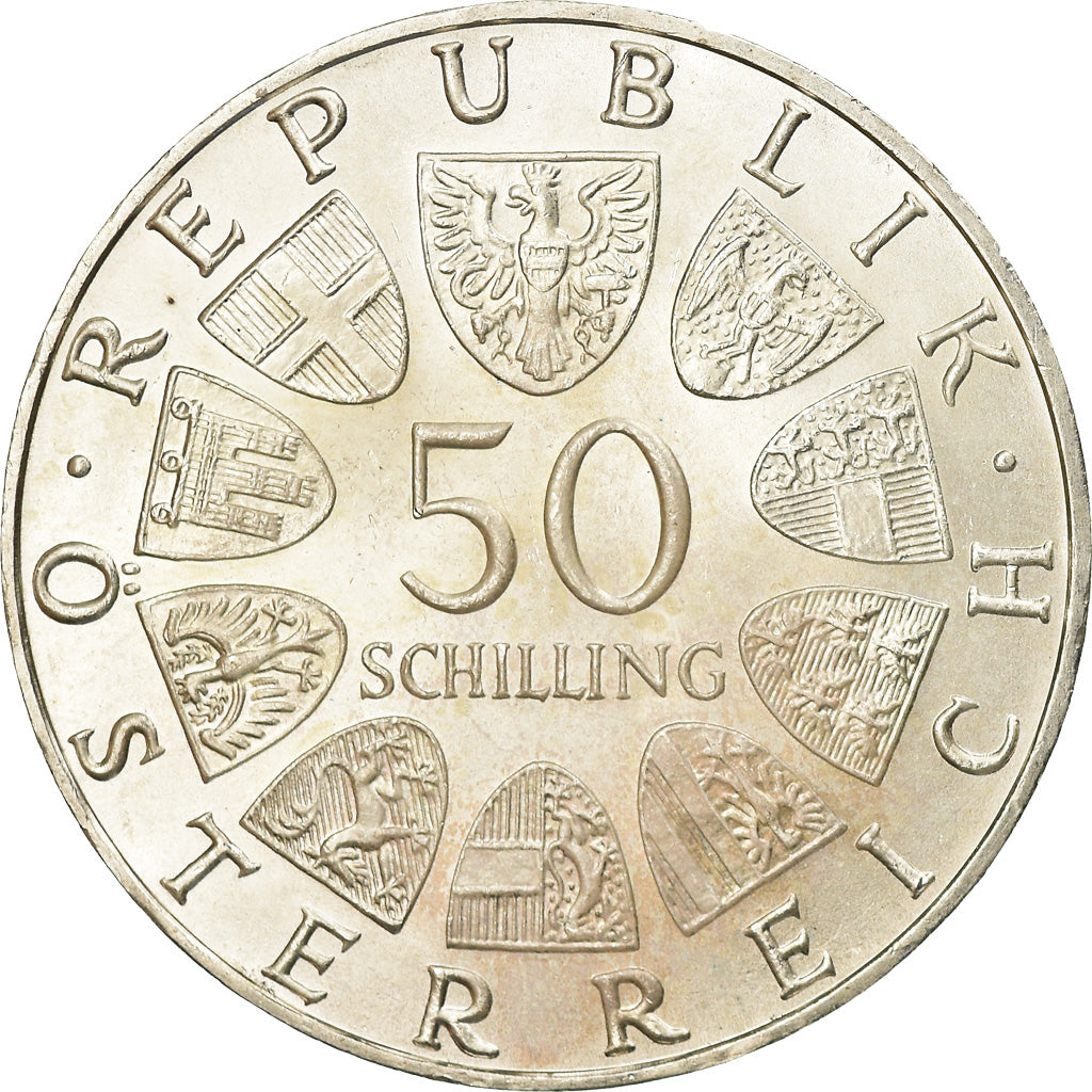 Münze, Österreich, 50 Schilling, 1971, SS, Silber, KM:2911