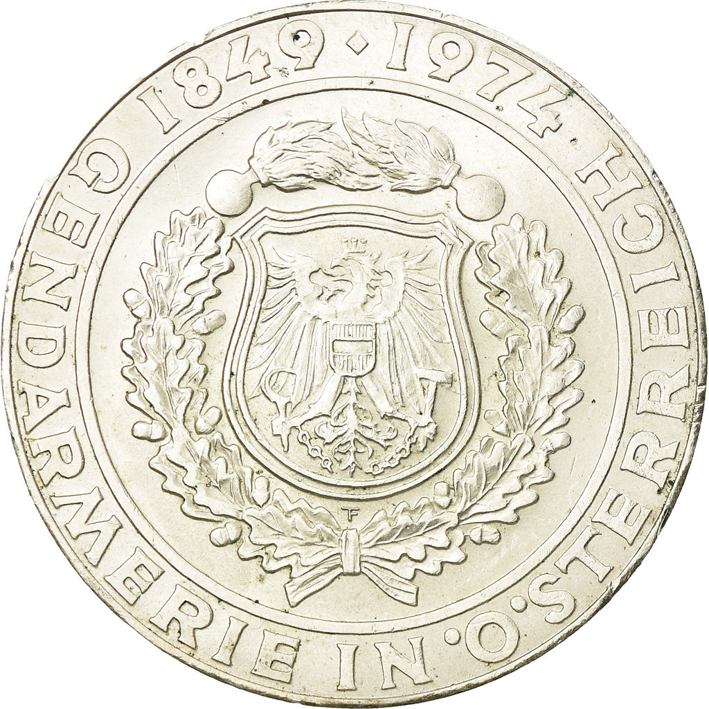 Coin, Austria, 50 Schilling, 1974, AU(55-58), Silver, KM:2920