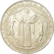 Coin, Austria, 25 Schilling, 1955, MS(60-62), Silver, KM:2880