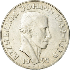 Coin, Austria, 25 Schilling, 1959, AU(50-53), Silver, KM:2887