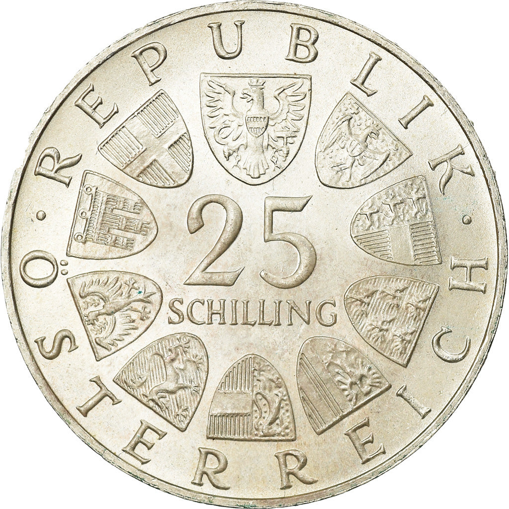 Coin, Austria, 25 Schilling, 1965, Vienne, AU(50-53), Silver, KM:2897