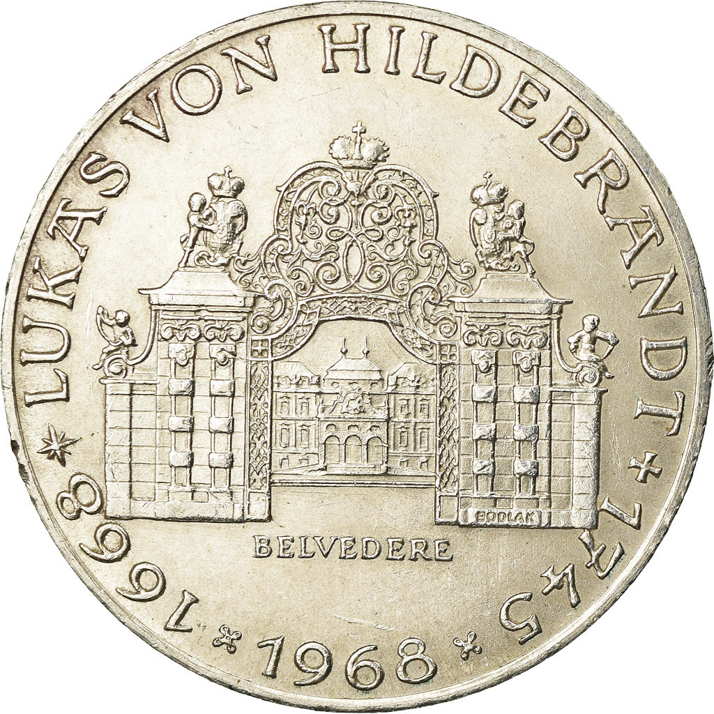 Coin, Austria, 25 Schilling, 1968, AU(55-58), Silver, KM:2903