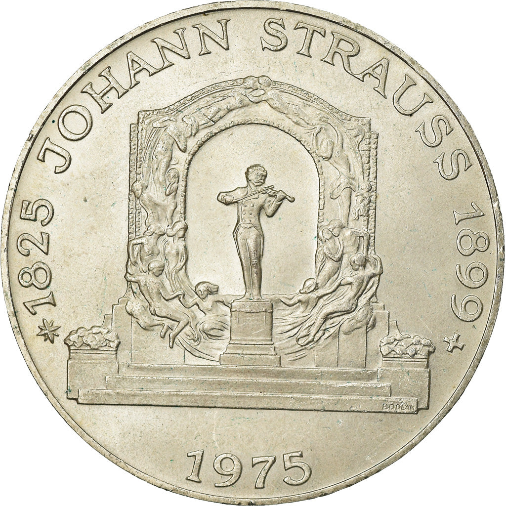 Moneta, Austria, 100 Schilling, 1975, SPL-, Argento, KM:2923