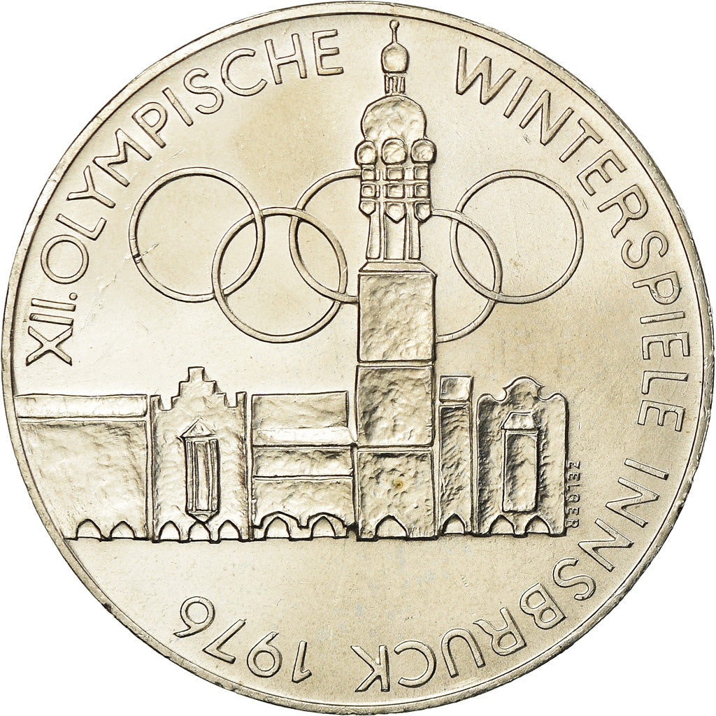 Coin, Austria, 100 Schilling, 1976, Vienna, MS(63), Silver, KM:2927