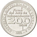 Coin, Venezuela, 25 Centimos, 2011, MS(63), Nickel plated steel, KM:New