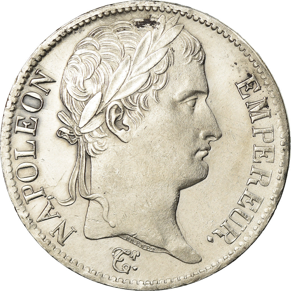 Moeda, França, Napoléon I, 5 Francs, 1812, Paris, AU(55-58), Prata, KM:694.1