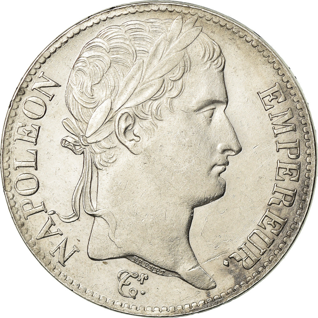 Moneta, Francja, Napoléon I, 5 Francs, 1812, Paris, AU(55-58), Srebro