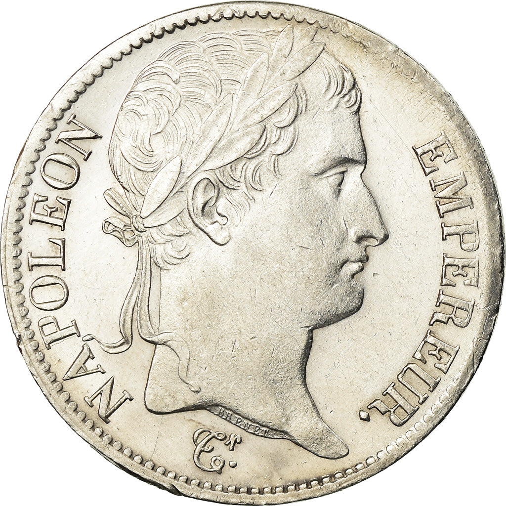 France, Napoléon I, 5 Francs, 1813, Paris, AU(50-53), Silver, KM:694.1