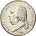 Coin, France, Louis XVIII, Louis XVIII, 5 Francs, 1824, Lille, AU(50-53)
