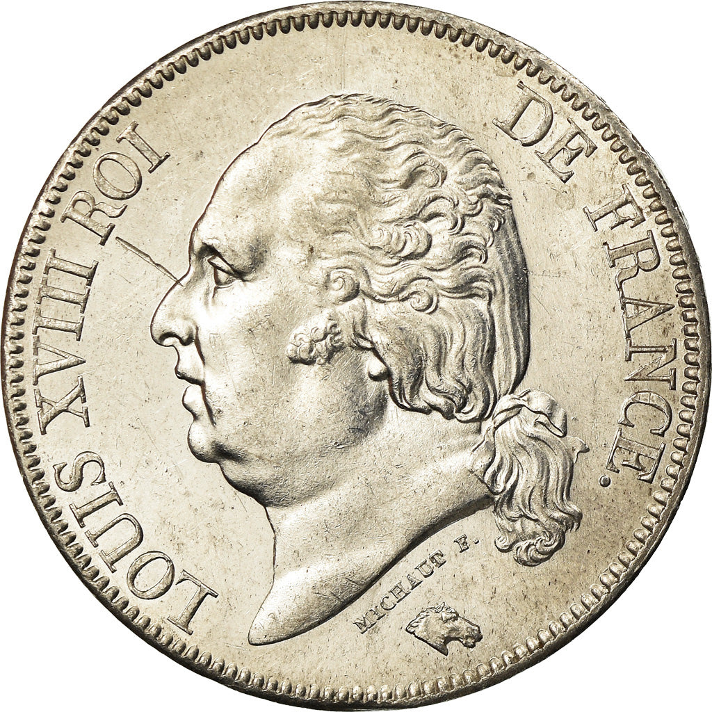 Monnaie, France, Louis XVIII, Louis XVIII, 5 Francs, 1824, Lille, SUP, Argent