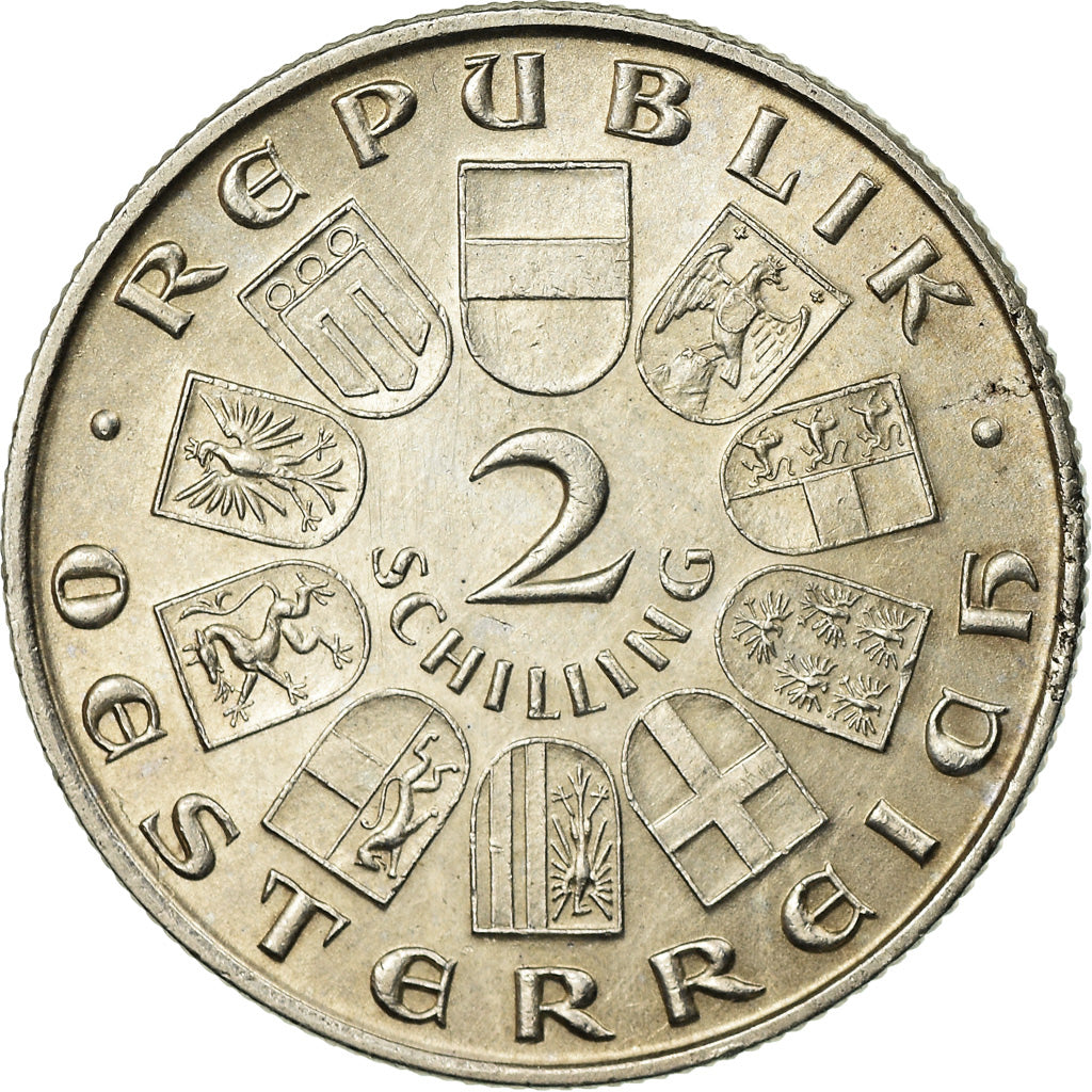 Austria, 2 Schilling, 1931, AU(55-58), Silver, KM:2847