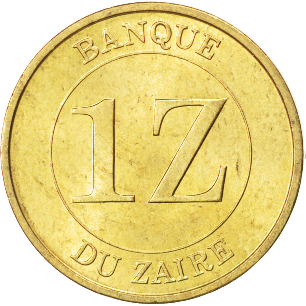ZAIRE, Zaire, 1987, KM #13, MS(63), Brass, 5.00