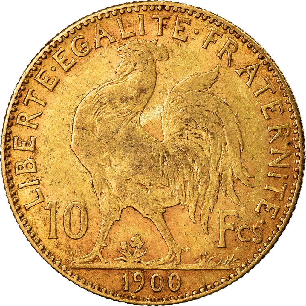Münze, Frankreich, Marianne, 10 Francs, 1900, Paris, SS, Gold, KM:846
