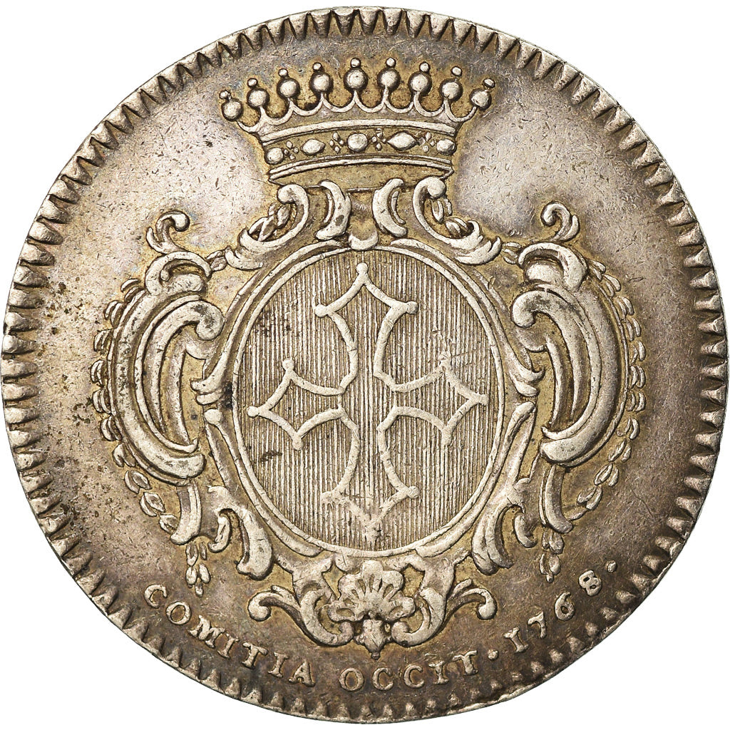 France, Jeton, Royal, Louis XV, États de Languedoc, 1768, R.Filius, TTB+