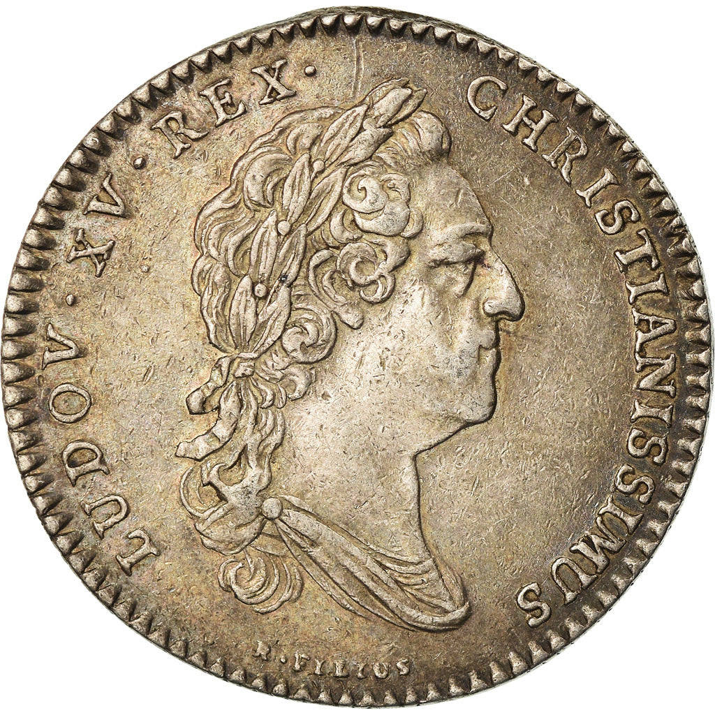 Francia, Token, Royal, Louis XV, États de Languedoc, 1768, R.Filius, EBC