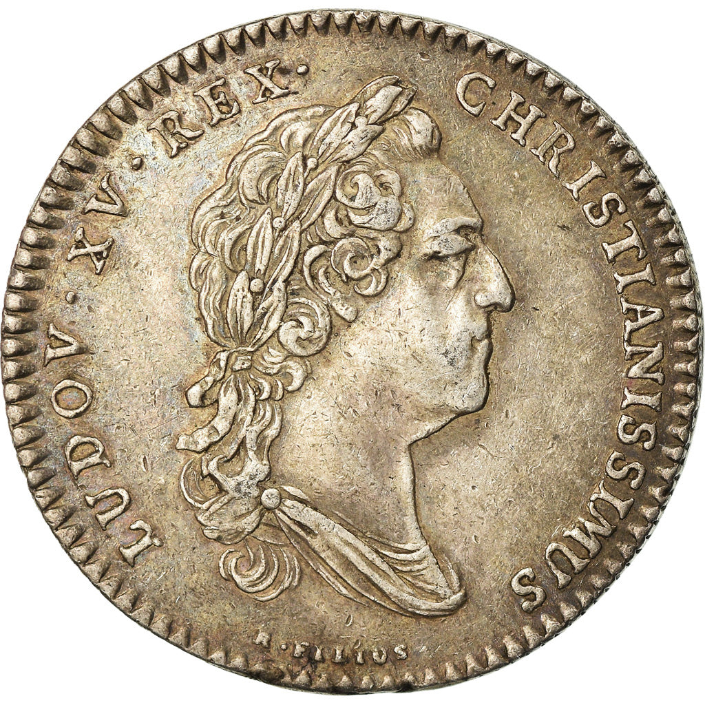 Francia, Token, Royal, Louis XV, États de Languedoc, 1768, R.Filius, SPL-