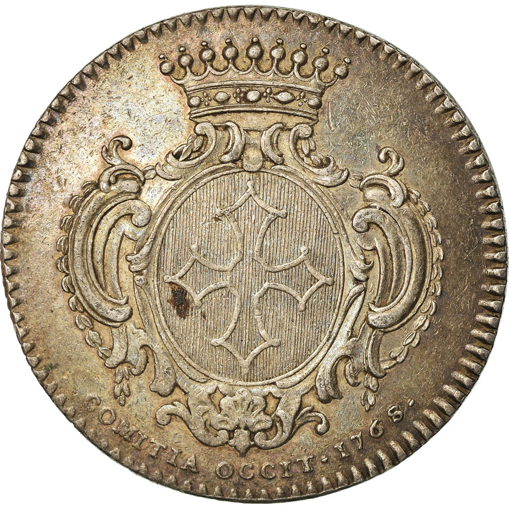 Francia, Token, Royal, Louis XV, États de Languedoc, 1768, R.Filius, EBC