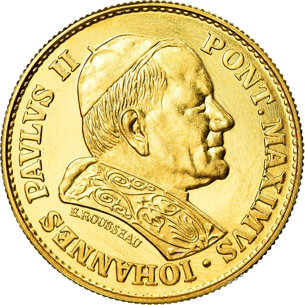 Frankreich, Medaille, Jean-Paul II, 1980, VZ+, Gold