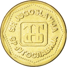 Coin, Yugoslavia, 100 Dinara, 1993, MS(63), Brass, KM:159