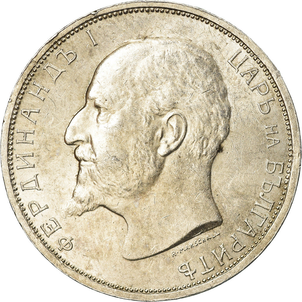 Moneta, Bulgaria, 2 Leva, 1913, BB+, Argento, KM:32