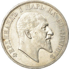 Moneta, Bulgaria, 2 Leva, 1910, AU(55-58), Srebro, KM:29