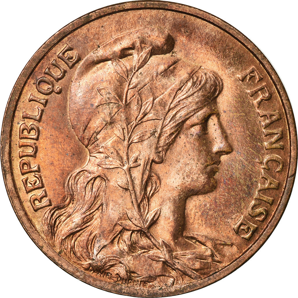 Coin, France, Dupuis, 10 Centimes, 1898, Paris, MS(60-62), Bronze, KM:843