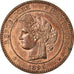 Moneta, Francia, Cérès, 10 Centimes, 1896, Paris, SPL, Bronzo, KM:815.1