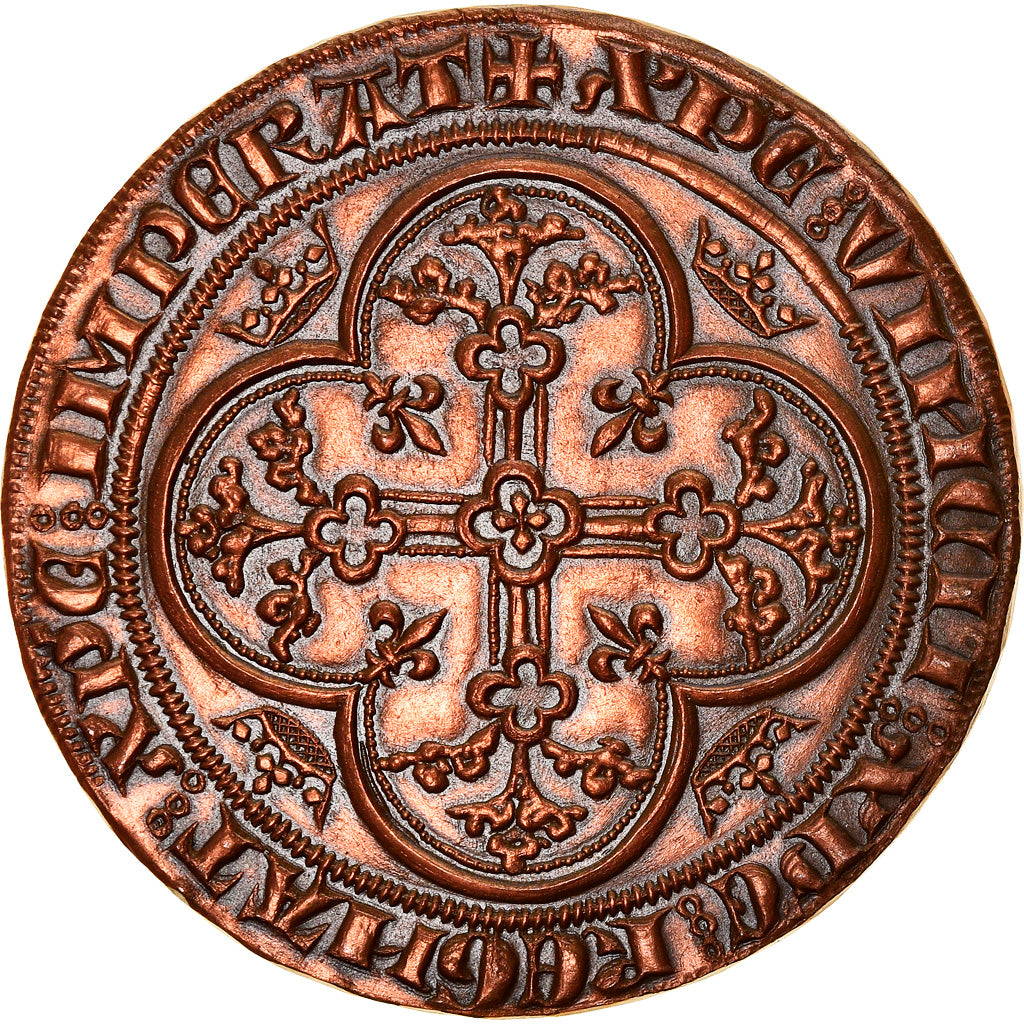 France, Médaille, Reproduction, Ange d'Or, Philippe VI de Valois, History