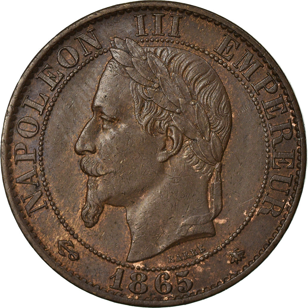Moneta, Francia, Napoleon III, Napoléon III, 5 Centimes, 1865, Paris, SPL-