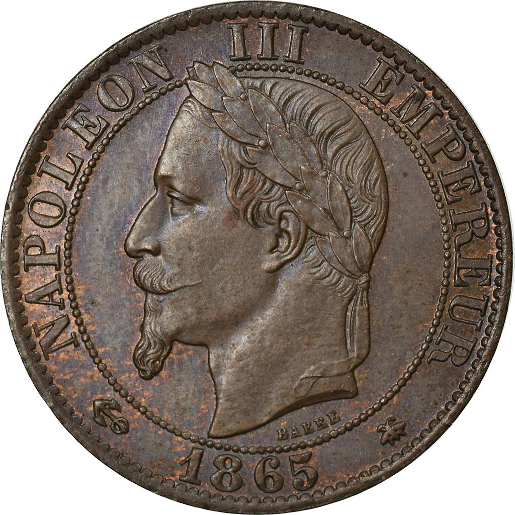 Moneta, Francia, Napoleon III, Napoléon III, 5 Centimes, 1865, Paris, SPL