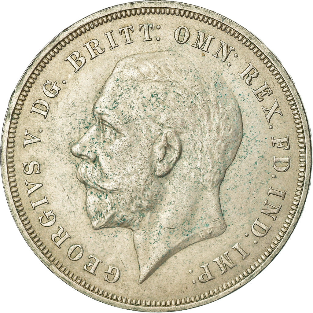 Monnaie, Grande-Bretagne, George V, Crown, 1935, TTB+, Argent, KM:842