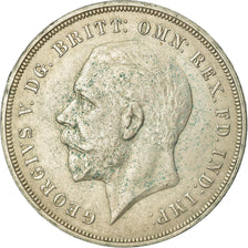 Munten, Groot Bretagne, George V, Crown, 1935, ZF+, Zilver, KM:842