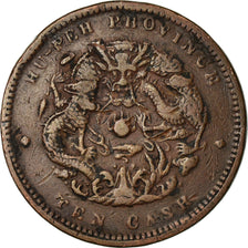 Monnaie, Chine, HUPEH PROVINCE, Kuang-hs, 10 Cash, Ching, TB+, Cuivre, KM:122
