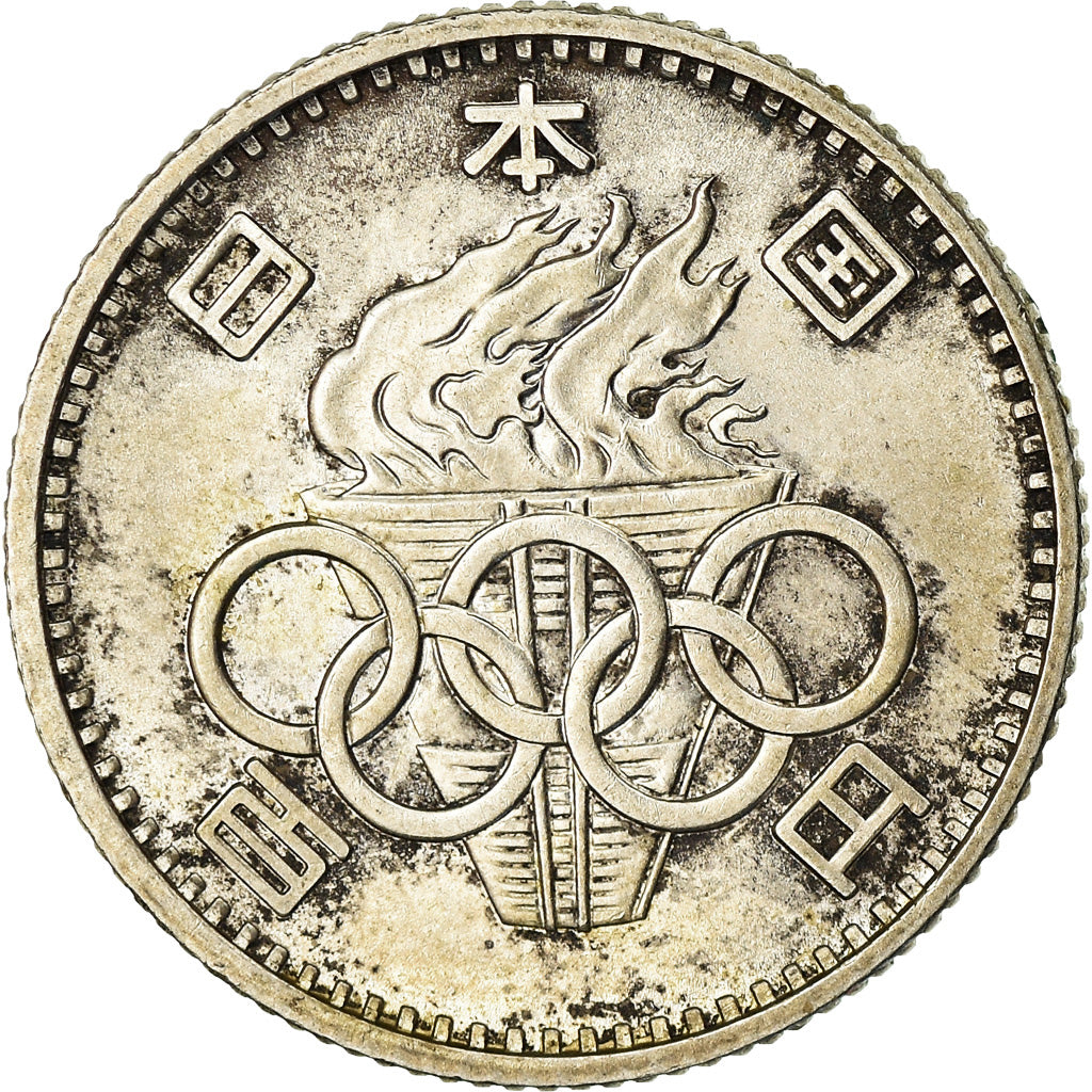 Coin, Japan, Hirohito, 100 Yen, 1964, AU(55-58), Silver, KM:79