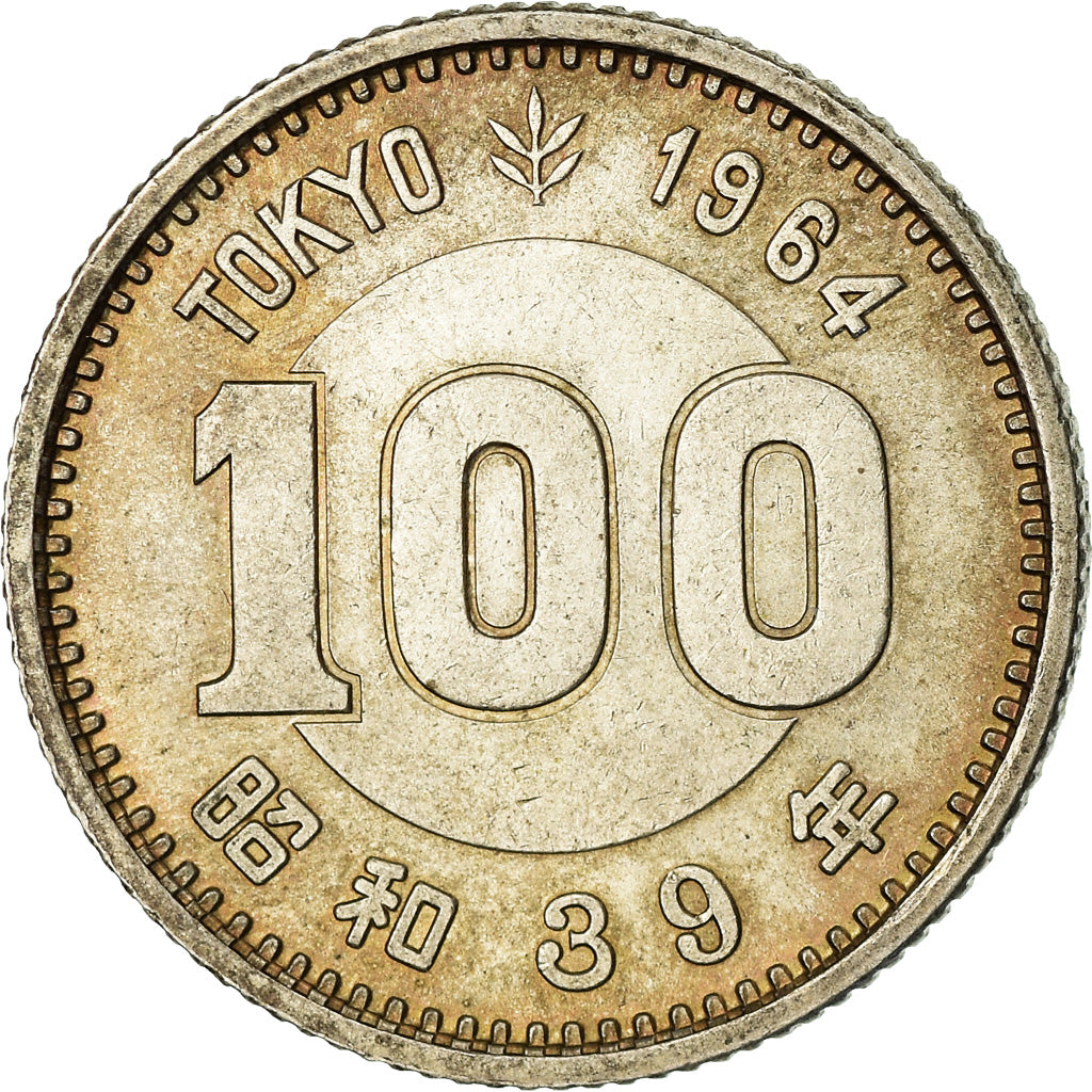 Coin, Japan, Hirohito, 100 Yen, 1964, MS(60-62), Silver, KM:79