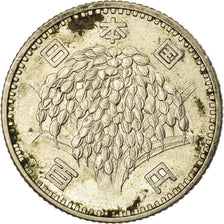 Coin, Japan, Hirohito, 100 Yen, 1961, AU(55-58), Silver, KM:78