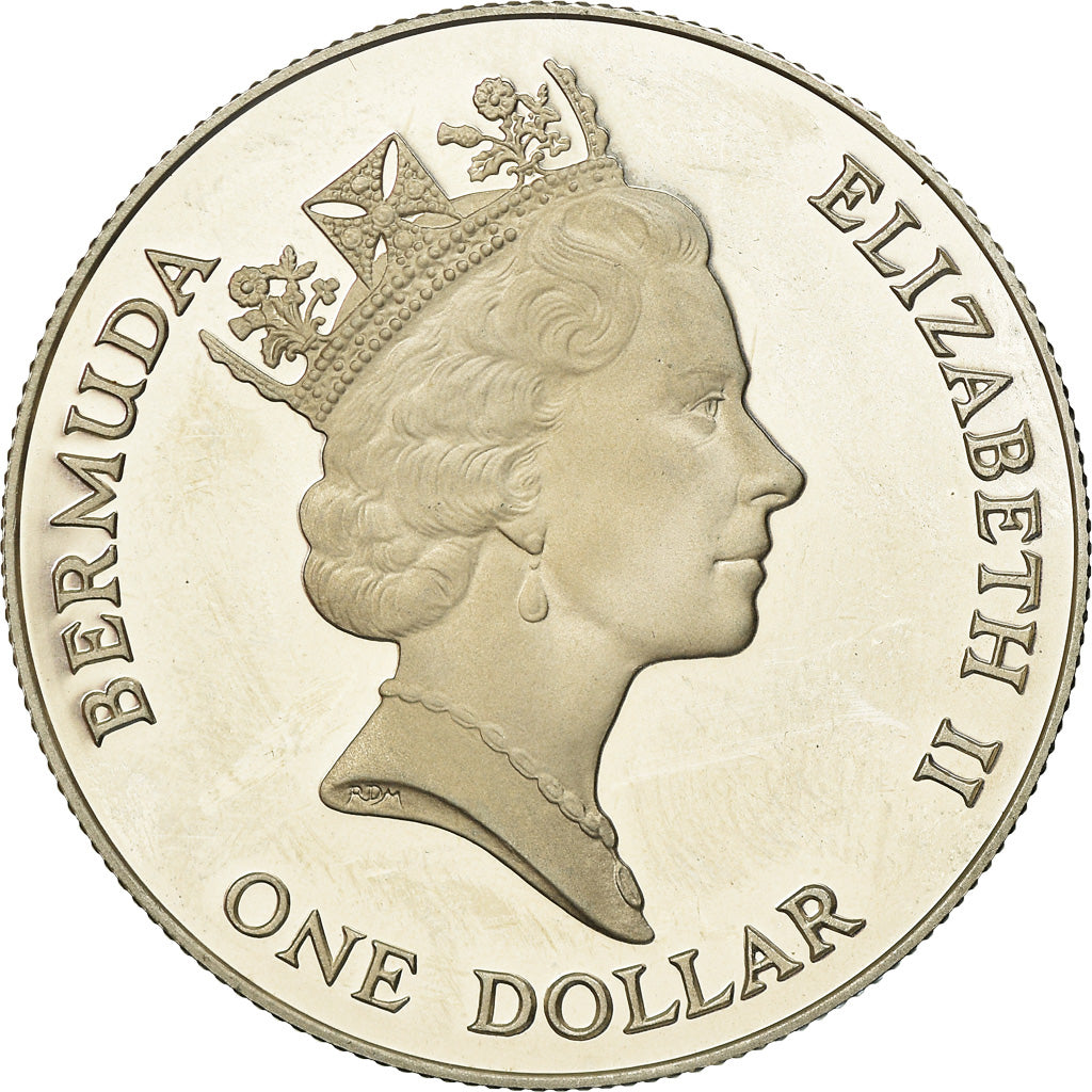 Coin, Bermuda, Elizabeth II, Dollar, 1997, British Royal Mint, MS(65-70)