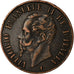 Monnaie, Italie, Vittorio Emanuele II, Centesimo, 1861, Milan, TTB+, Cuivre
