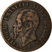 Coin, Italy, Vittorio Emanuele II, Centesimo, 1862, Naples, VF(30-35), Copper