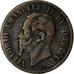 Coin, Italy, Vittorio Emanuele II, Centesimo, 1862, Naples, VF(30-35), Copper