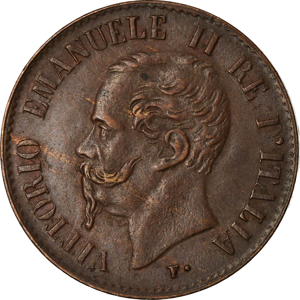 Munten, Italië, Vittorio Emanuele II, Centesimo, 1867, Milan, PR+, Koper
