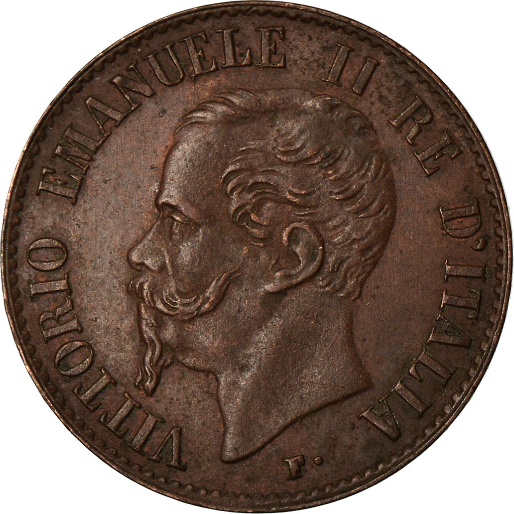 Munten, Italië, Vittorio Emanuele II, Centesimo, 1867, Milan, PR+, Koper