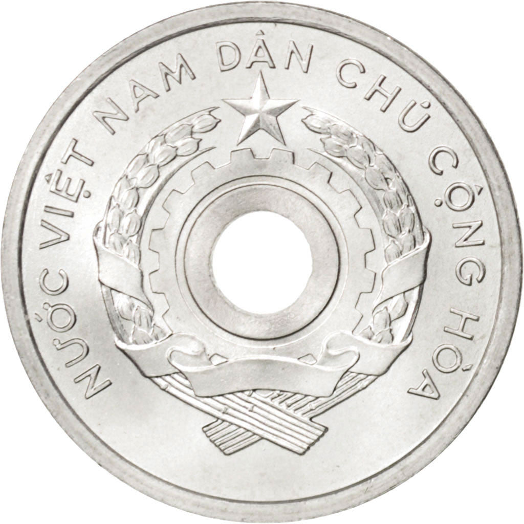 VIET NAM, Xu, 1958, KM #5, MS(63), Aluminum, 0.86