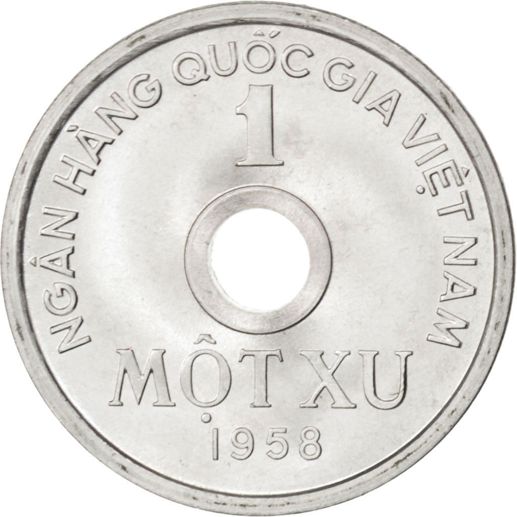 VIET NAM, Xu, 1958, KM #5, MS(63), Aluminum, 0.86