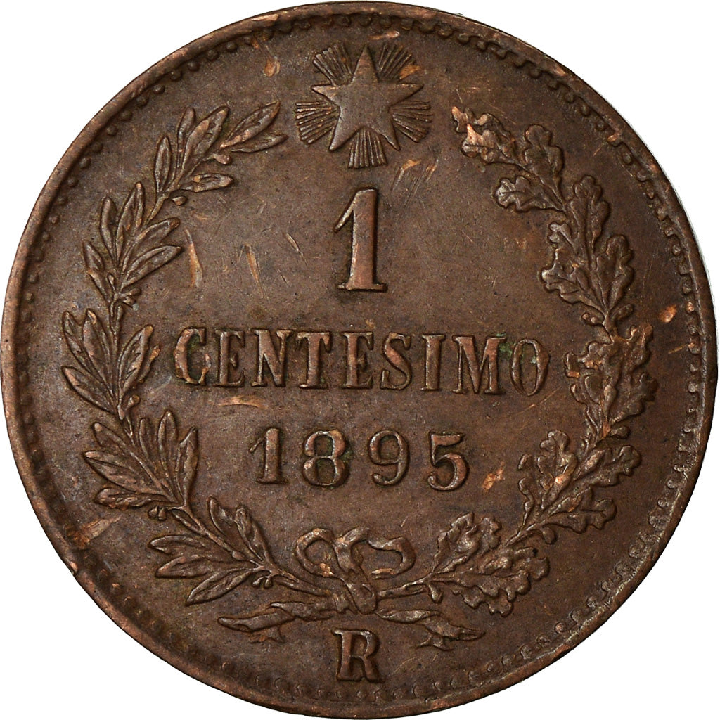 Moeda, Itália, Umberto I, Centesimo, 1895, Rome, MS(63), Cobre, KM:29
